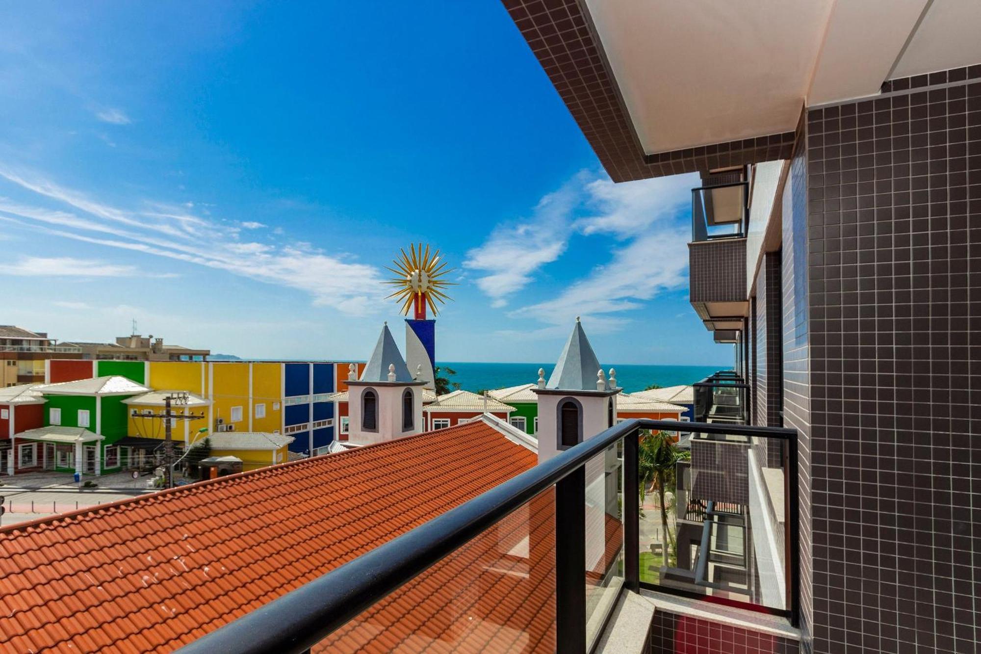 Aion Suites 205 - Lindo Apartamento Com Vista Para O Mar, A 60M Da Praia De Bombinhas, Com Piscina E Academia No Rooftop. Exterior foto